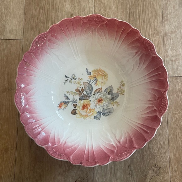 Decorative Floral Bowl - Picture 1 of 3